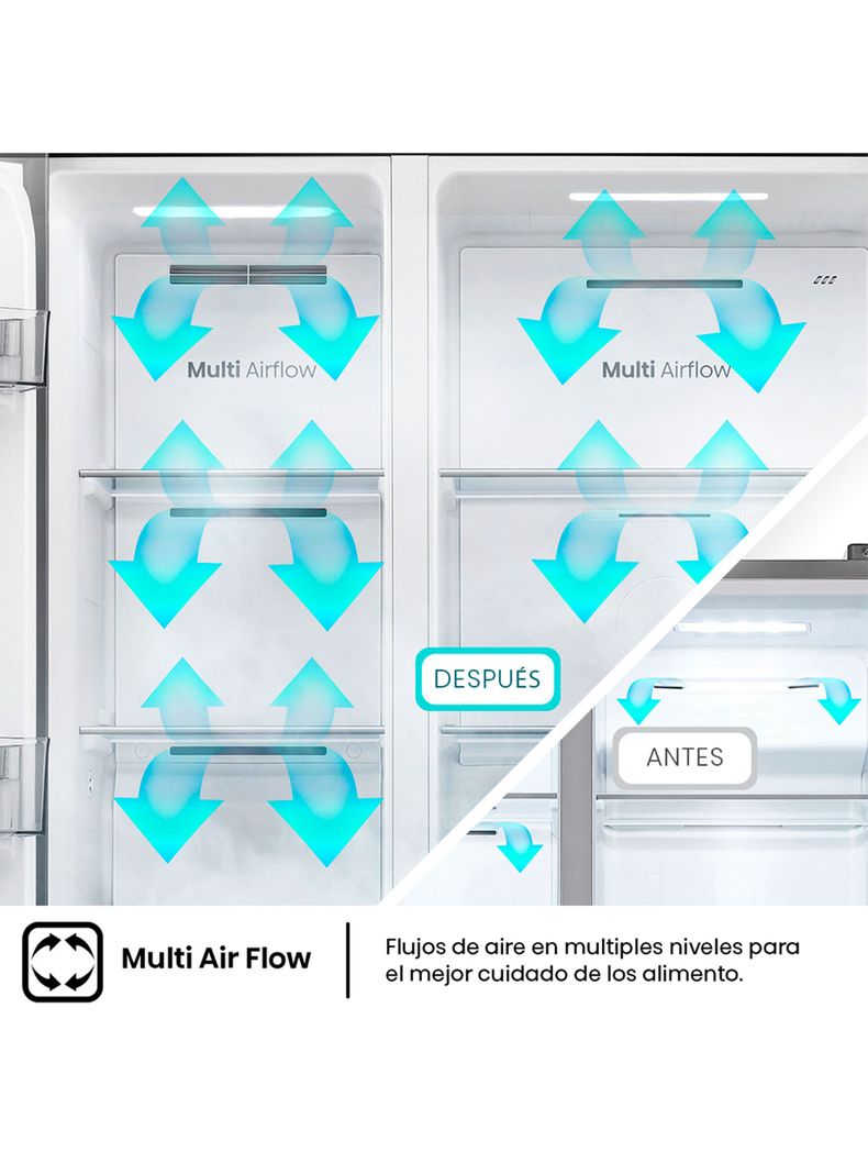 Refrigerador Side by Side No Frost 531 Litros RS3P558NECF-8