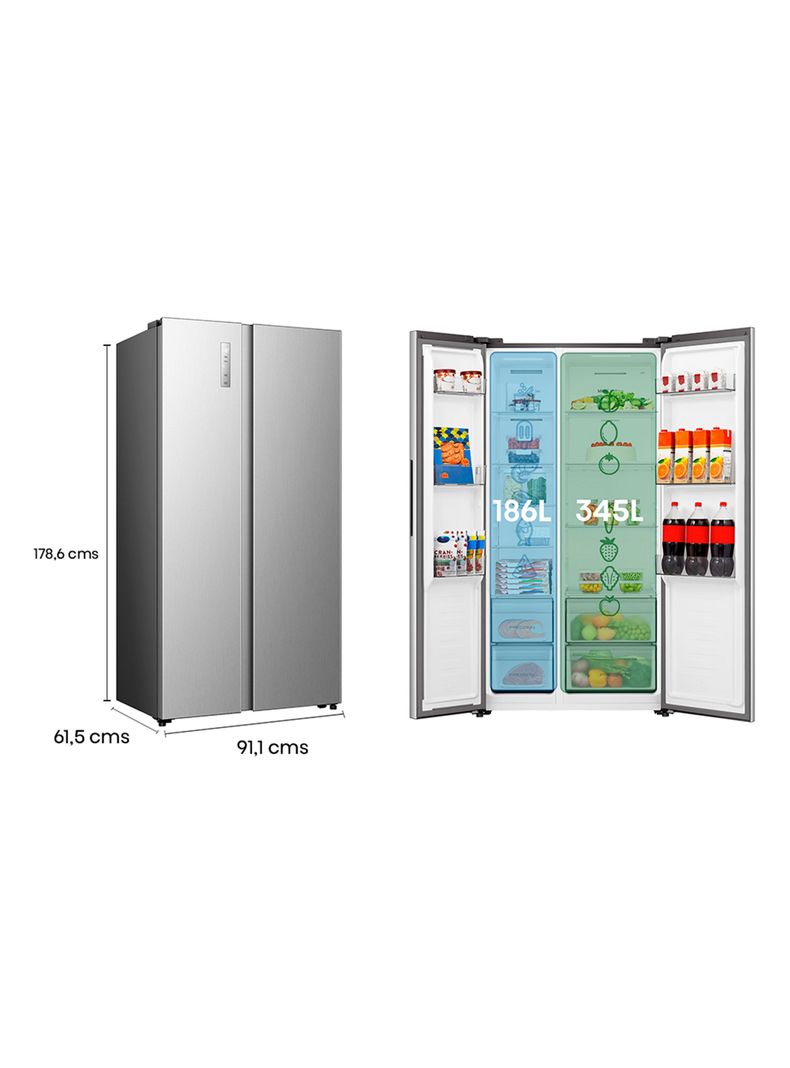 Refrigerador Side by Side No Frost 531 Litros RS3P558NECF-1