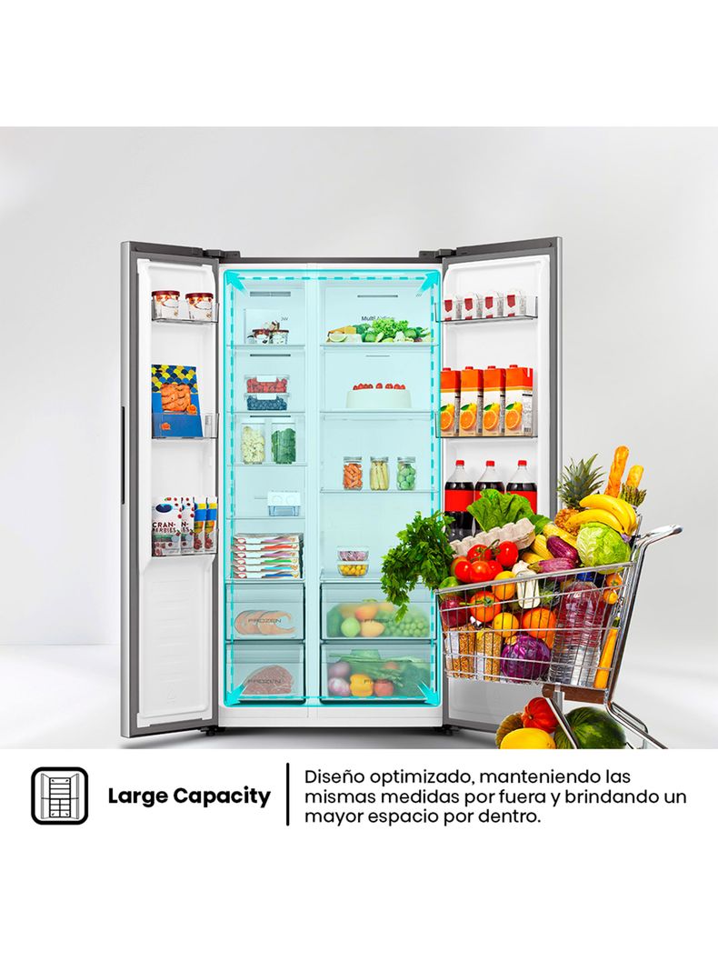 Refrigerador Side by Side No Frost 531 Litros RS3P558NECF-5