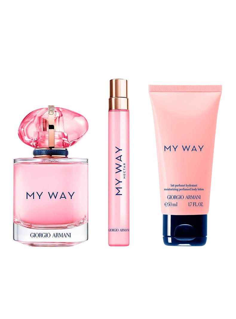 Set Perfume My Way Nectar EDP Mujer 90ml + 10ml + Loción Corporal 50ml Giorgio Armani-0