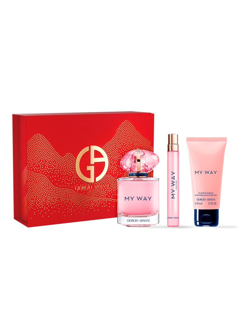 Set Perfume My Way Nectar EDP Mujer 90ml + 10ml + Loción Corporal 50ml Giorgio Armani-1