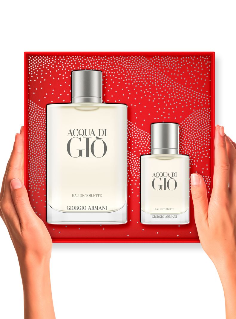 Set Perfume Acqua Di Giò EDT Hombre 200ml + 30ml Giorgio Armani-2