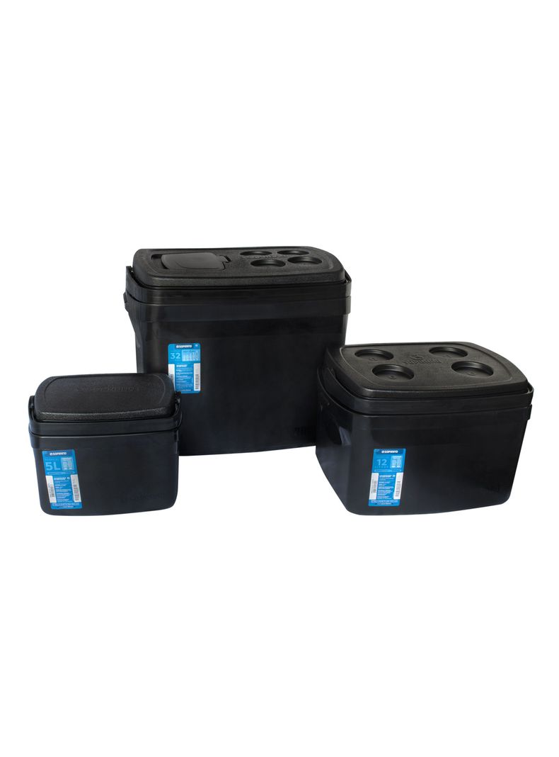 Set 3 Cooler Negro 32L + 12L + 5L-1