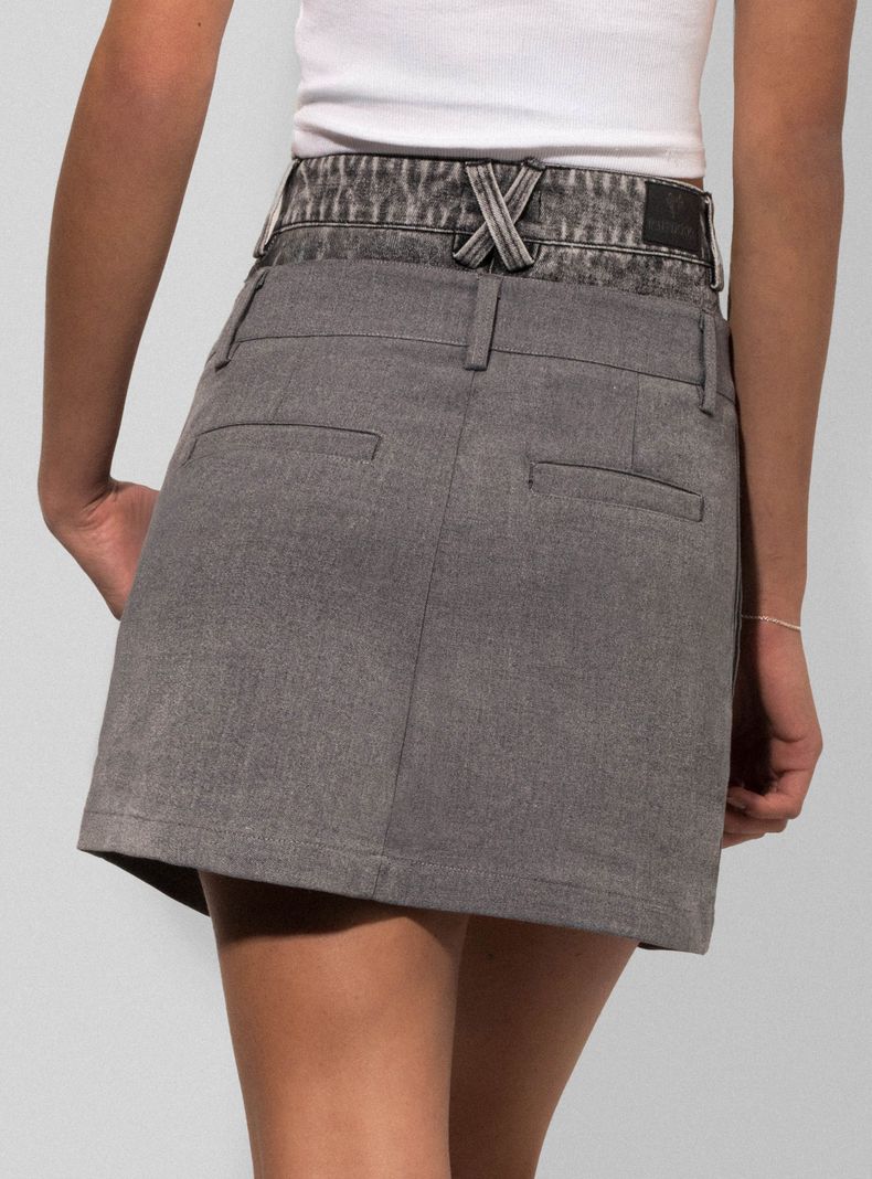 Falda Pretina Doble Black-1