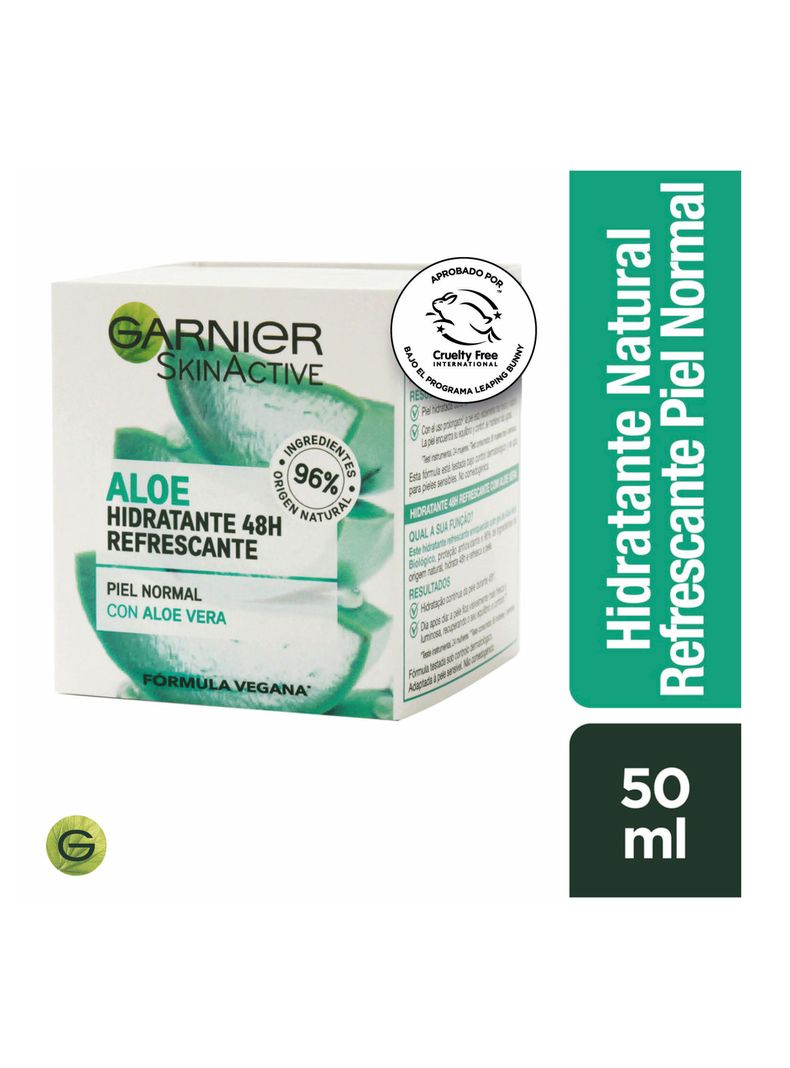 Crema Garnier Skin Active Hidratante Natural Aloe Vera 50 ml-0