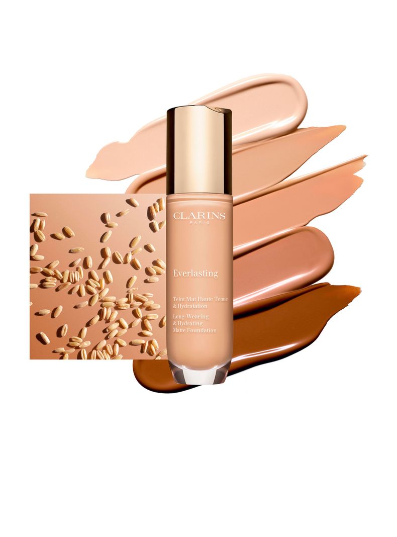 Base Clarins Everlasting Foundation N 109C Wheat-2