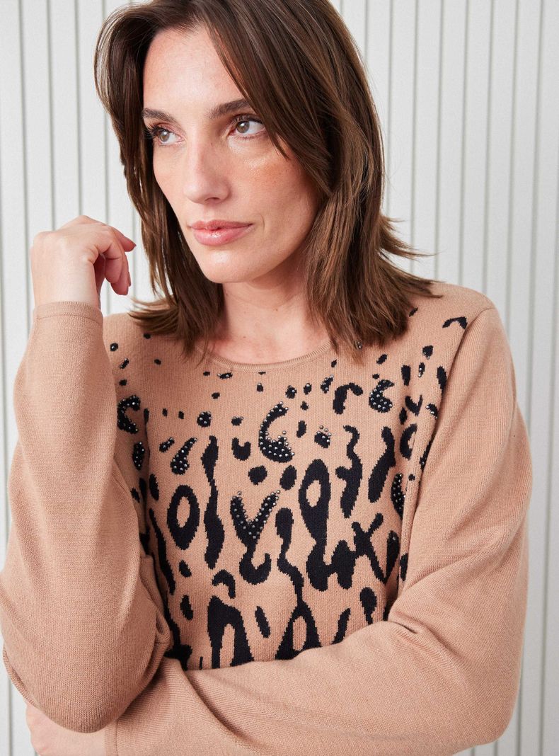 Sweater Print Estampado Frontal-2