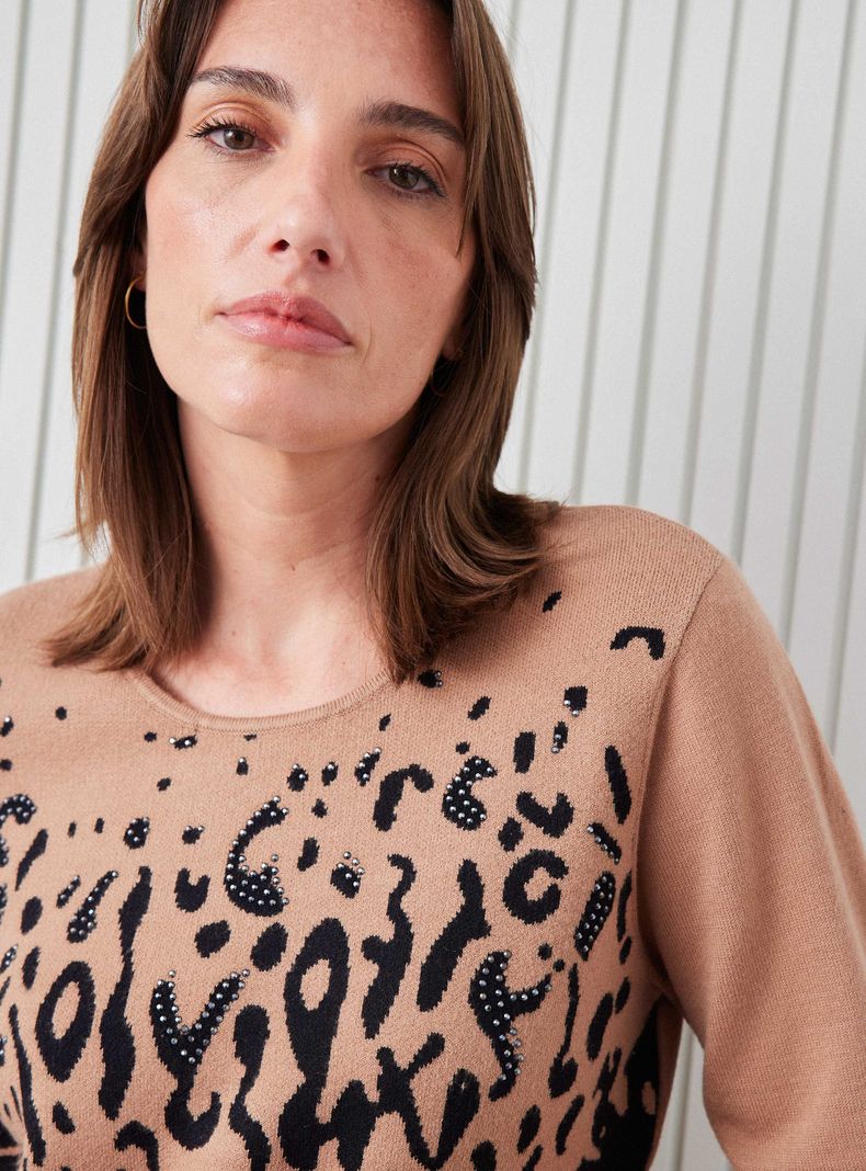 Sweater Print Estampado Frontal-3