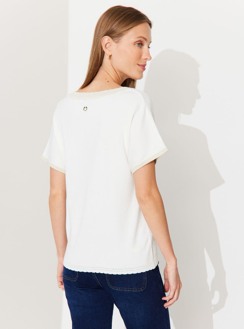 Polera Tejida con Brillo Lurex-1