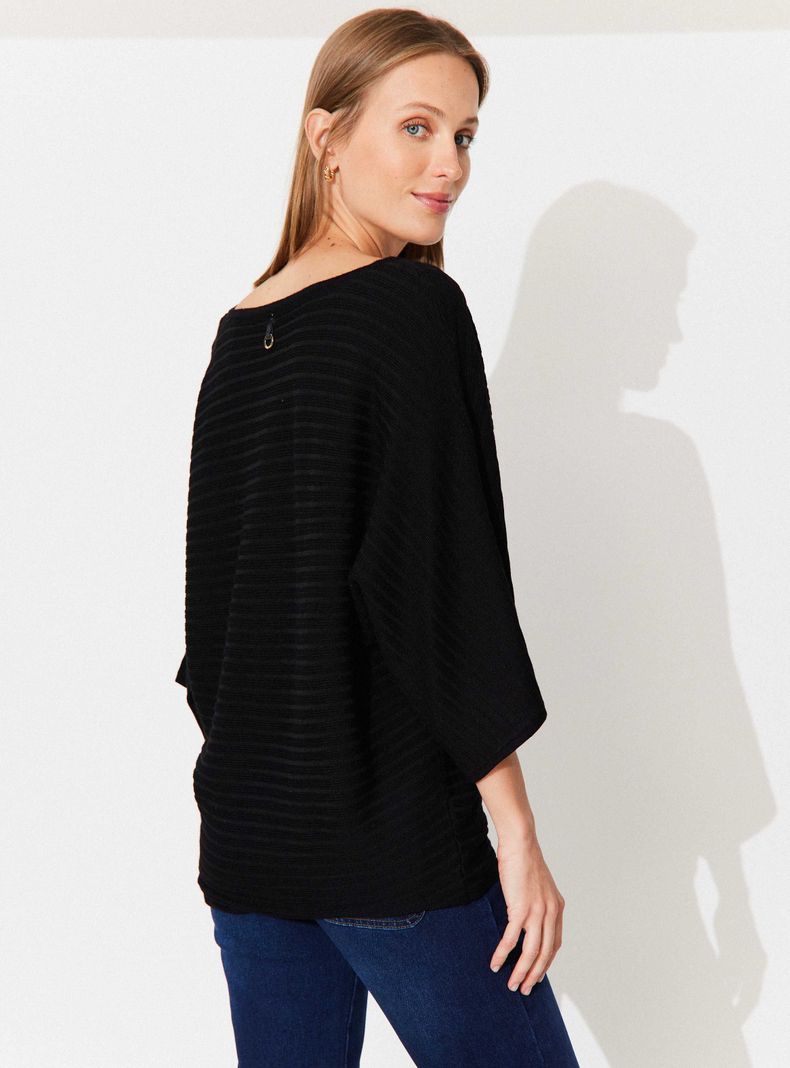 Sweater Ancho con Manga Fluida-1
