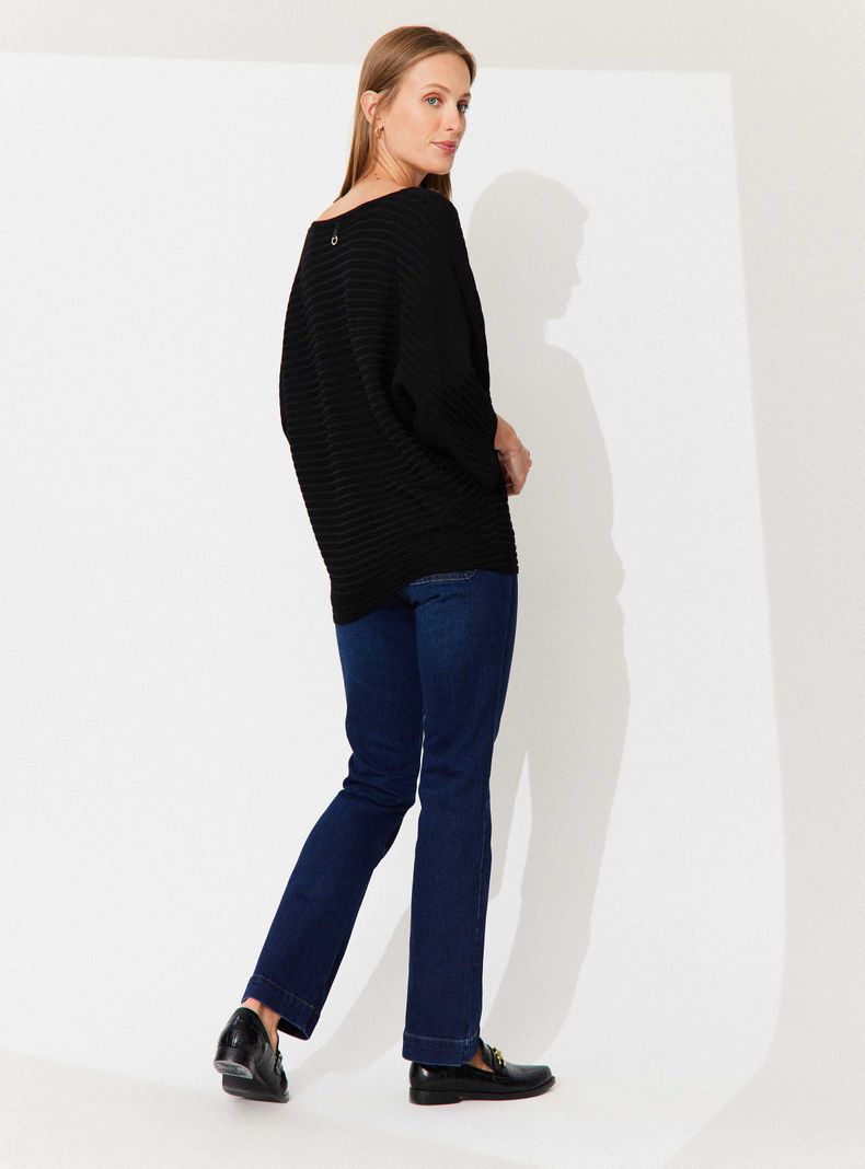 Sweater Ancho con Manga Fluida-5