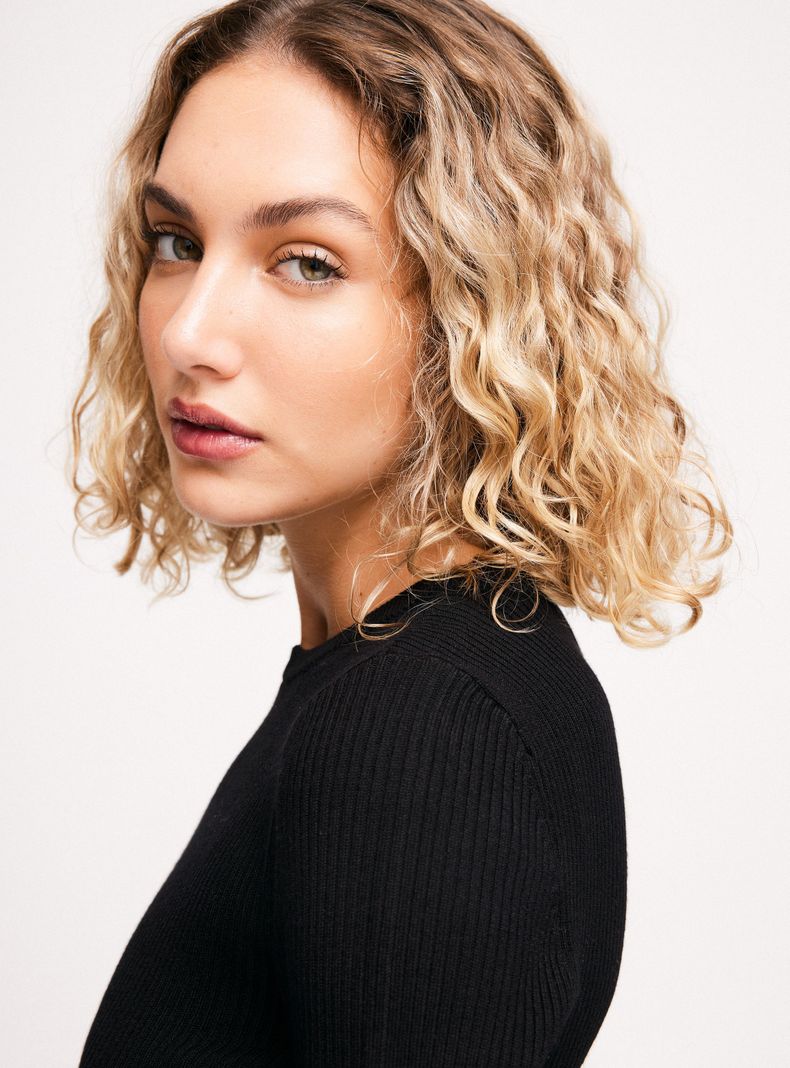 Sweater Crop Cuello Redondo-3