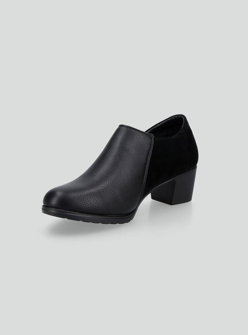 Zapato Casual con Taco y Cierre Lateral Mujer-2