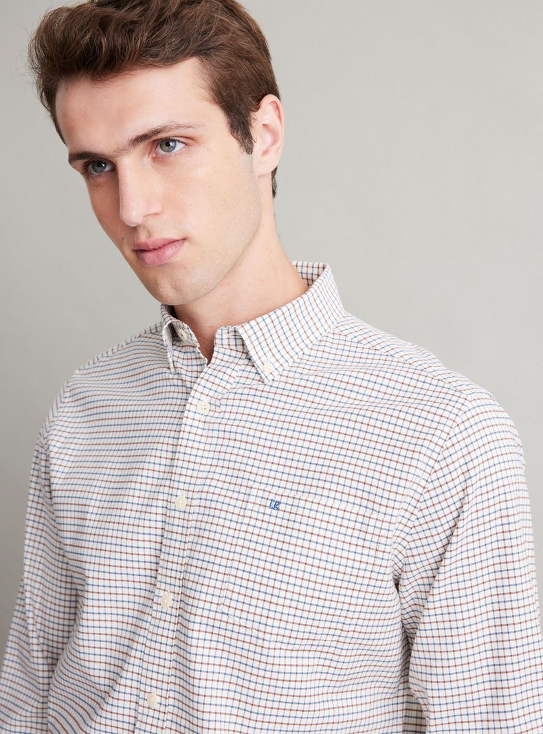 Camisa Manga Larga Check Oxford-2
