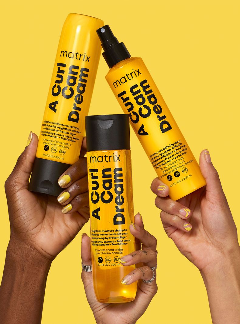 Set Shampoo 300ml + Acondicionador 300ml Hidratante Ligero Cabello Ondulado A Curl Can Dream-3