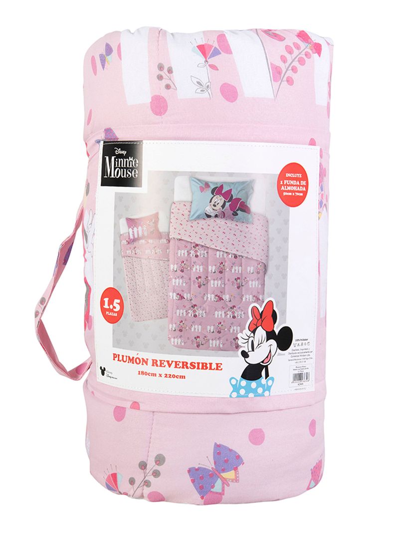 Plumón Minnie Jardín 1.5 Plazas-3