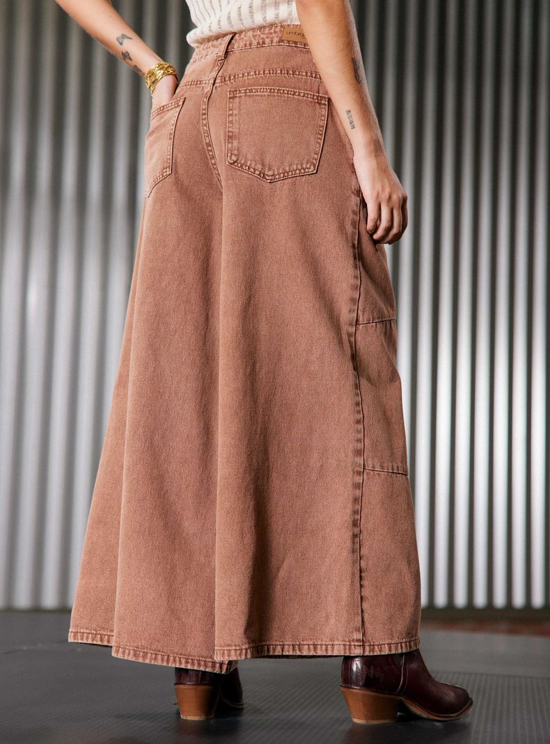 Jeans Culotte con Cortes-1