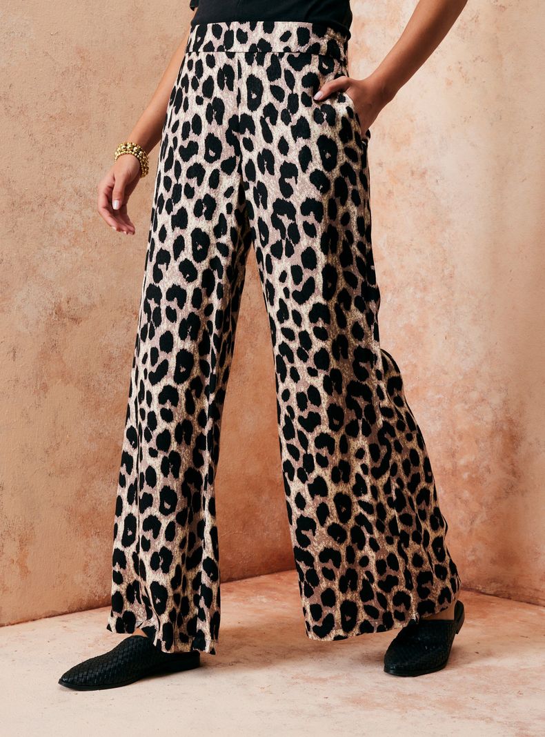 Pantalón Tela Estampada-0