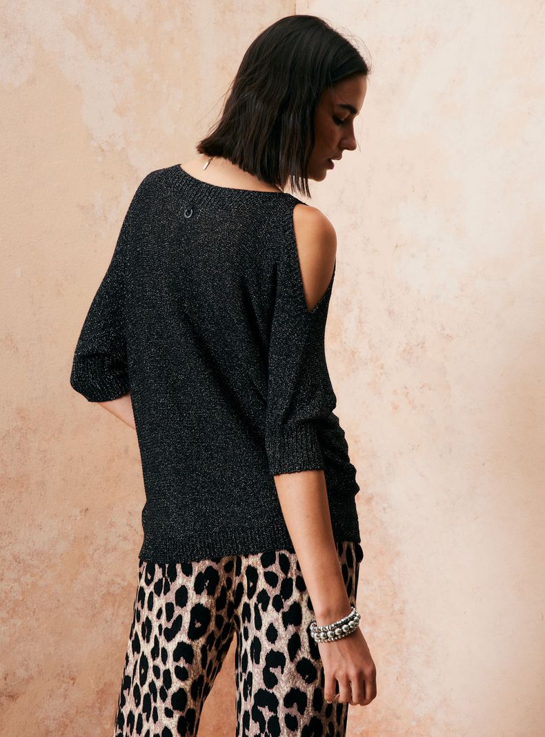 Sweater Abertura en Hombros-1