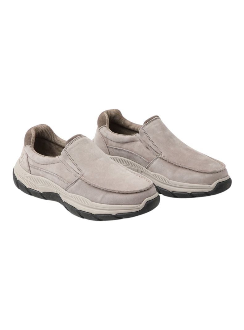Zapato Casual Sport Slip On Cuero Color Liso Hombre-1