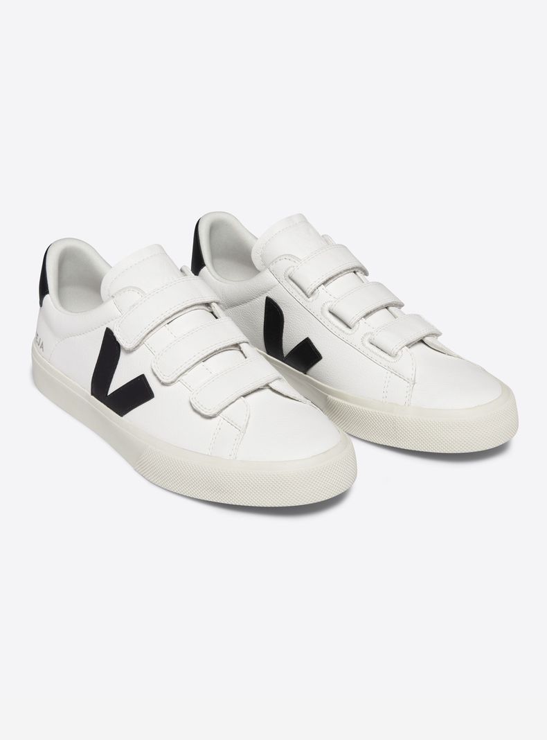 Zapatilla Urbana Hombre Recife Logo Extra White Black-1