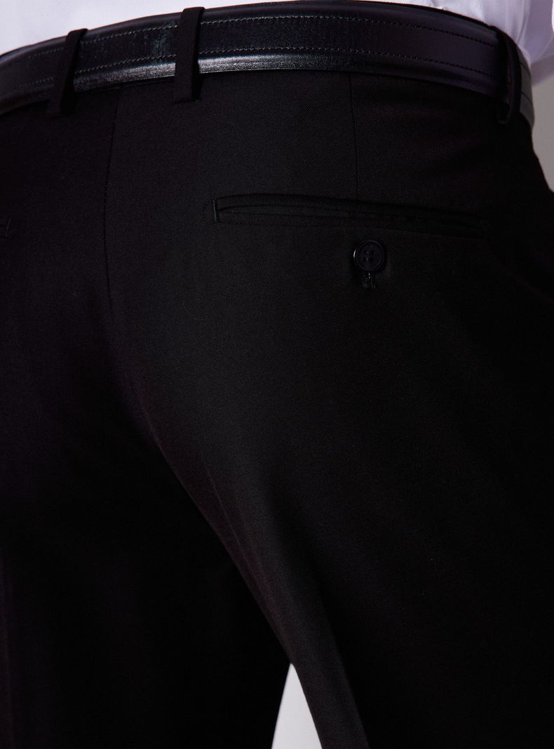 Pantalón Vestir Lana Poliéster Regular Fit-3