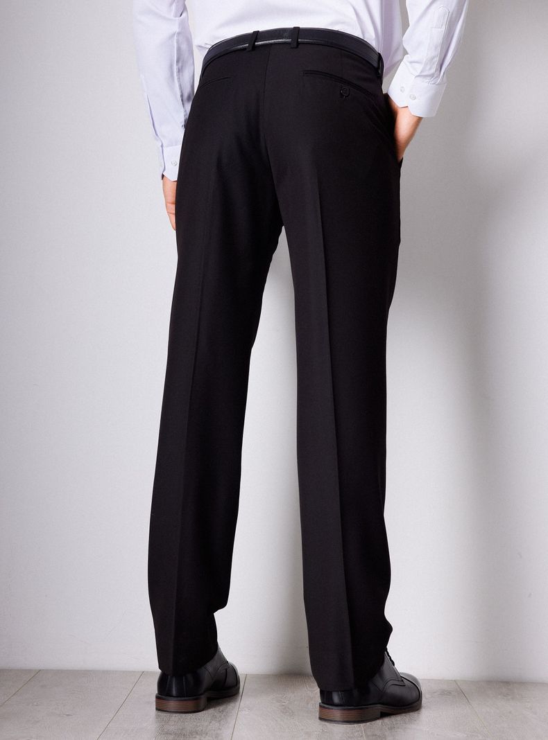 Pantalón Vestir Lana Poliéster Regular Fit-1