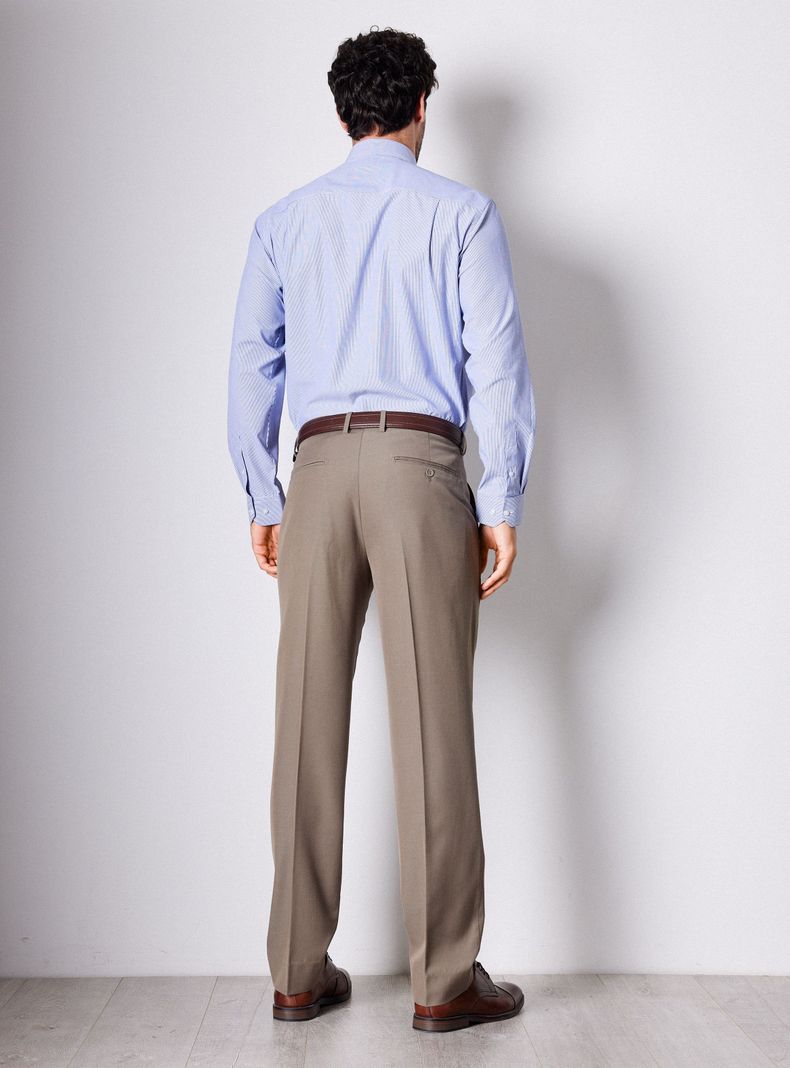 Pantalón Vestir Regular Fit Lana Poliéster-5