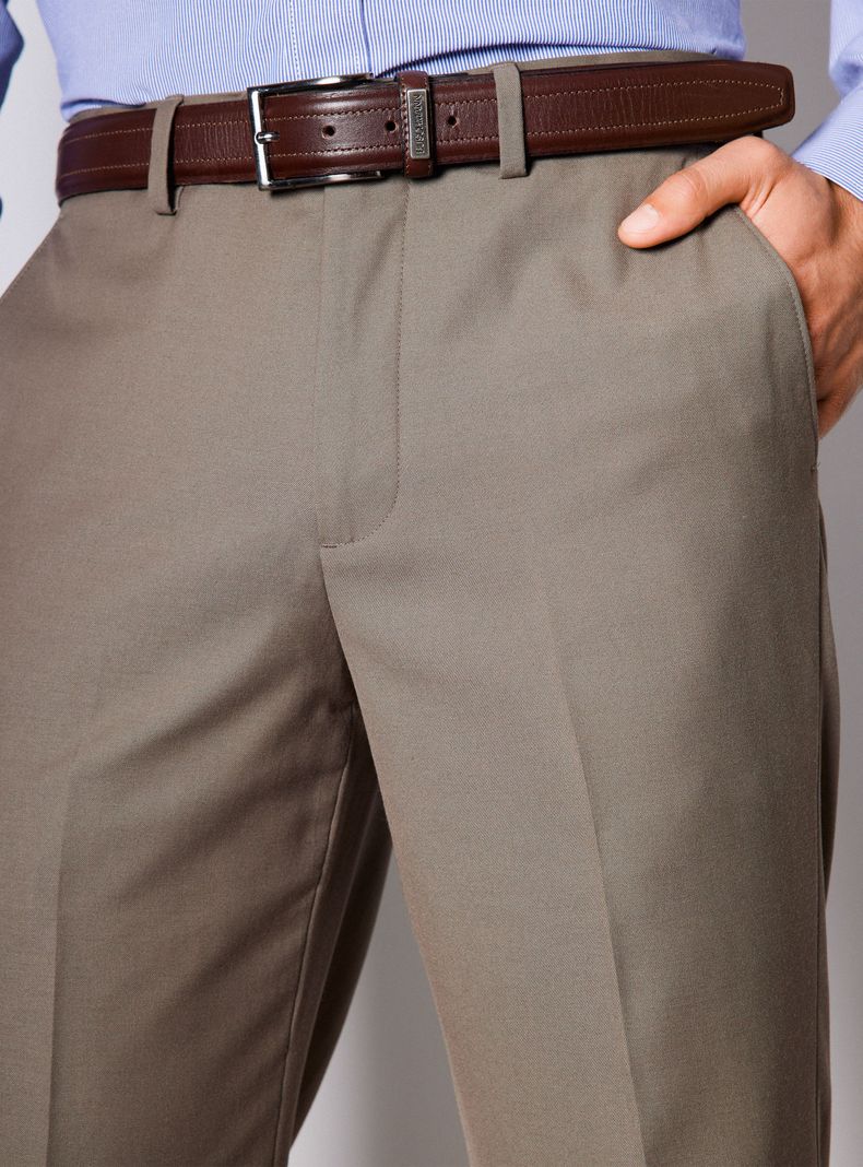 Pantalón Vestir Regular Fit Lana Poliéster-2