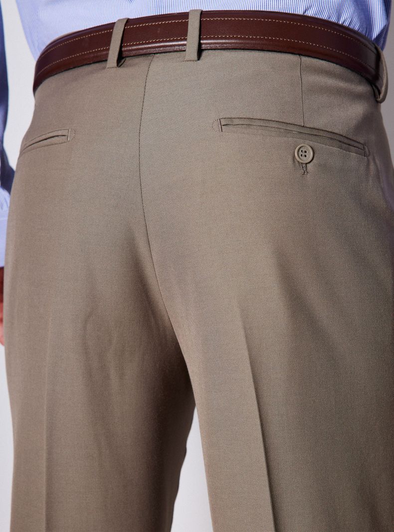 Pantalón Vestir Regular Fit Lana Poliéster-3