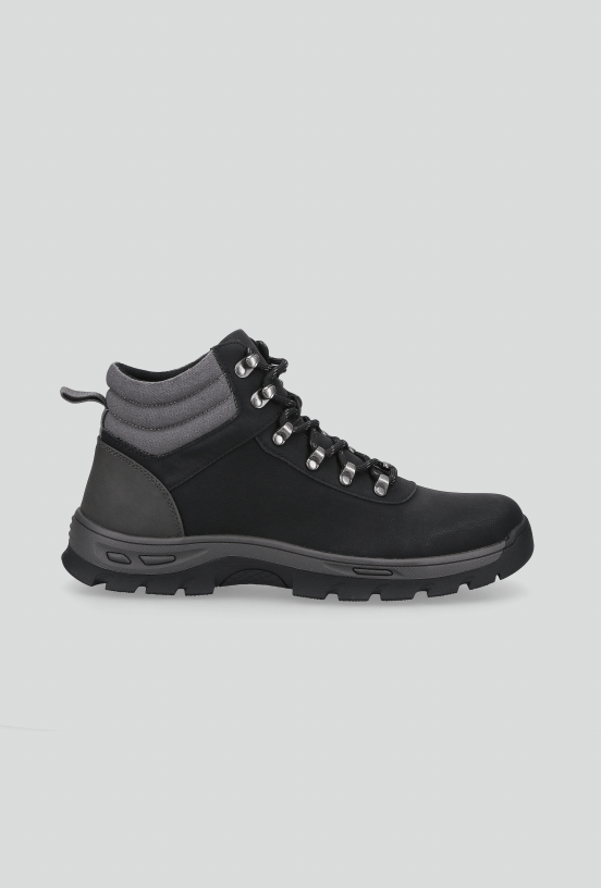 Botín Estilo Outdoor Cordones Hombre-4