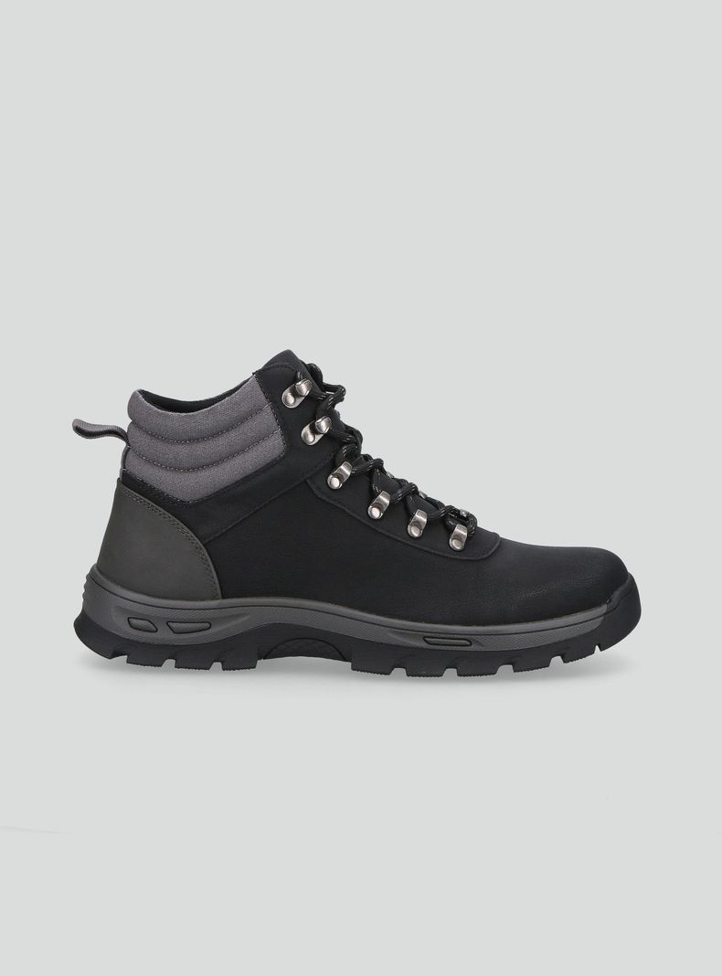 Botín Estilo Outdoor Cordones Hombre-1