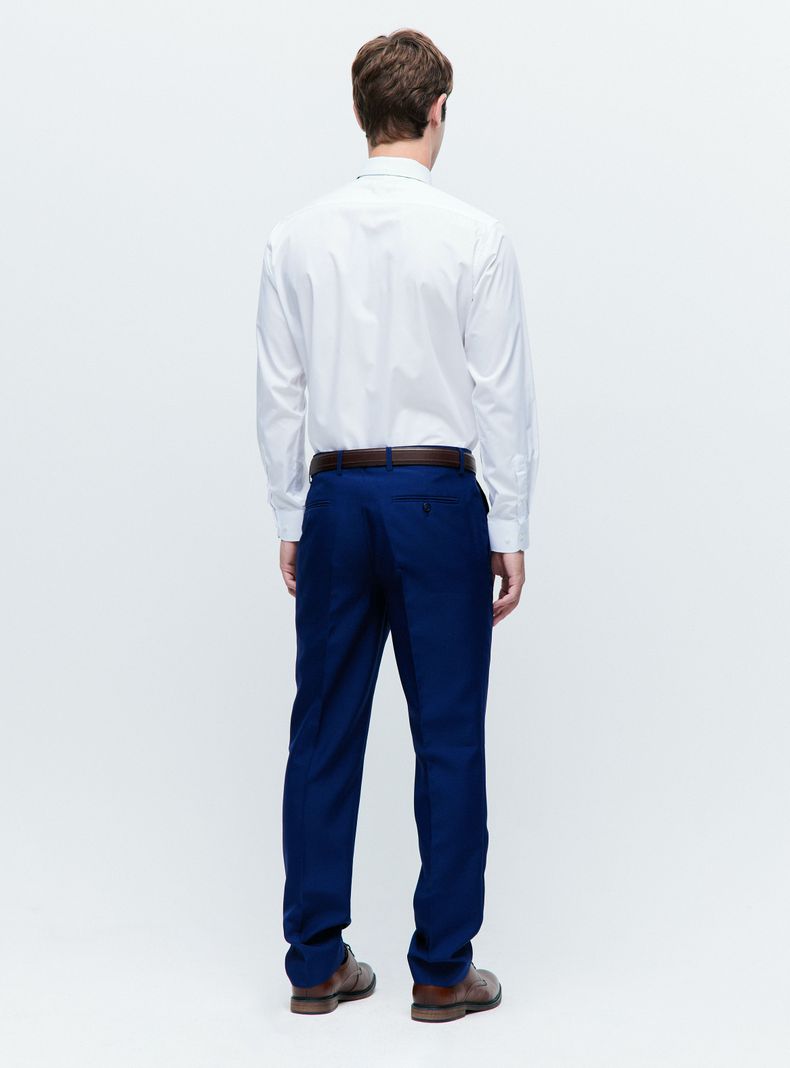 Camisa Slim Fit Blanca-5