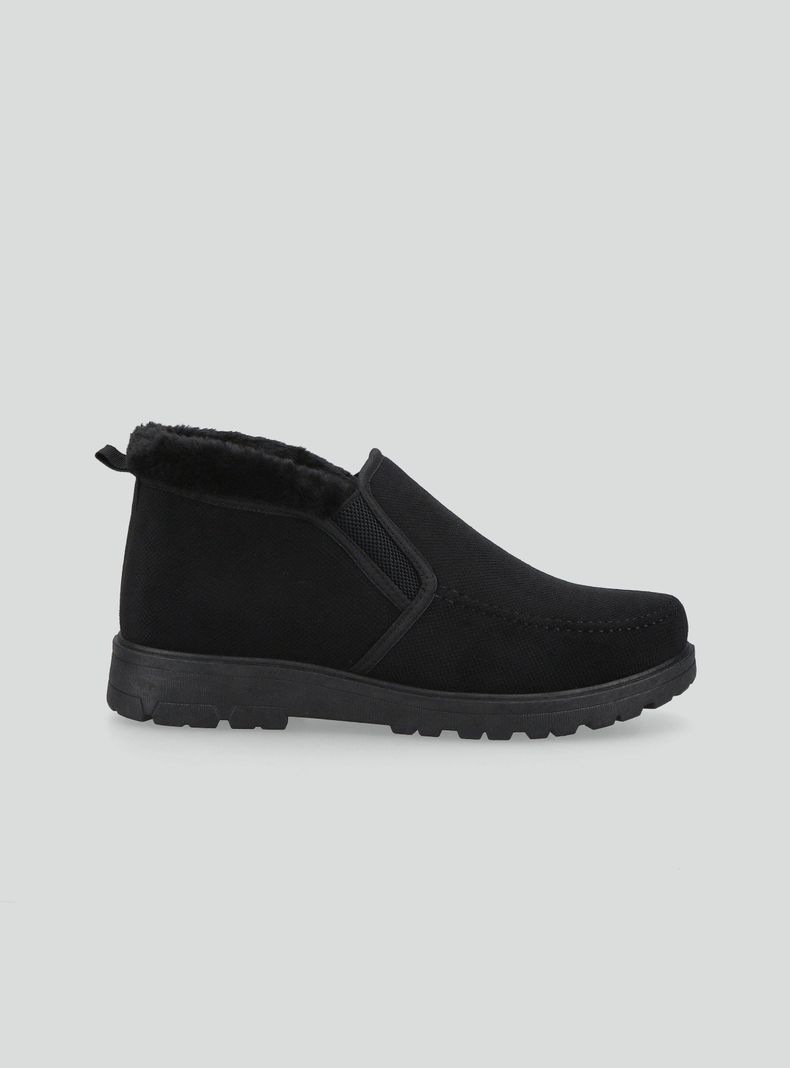 Zapato Casual Hombre de Descanso Slip On con Fake Furr-1