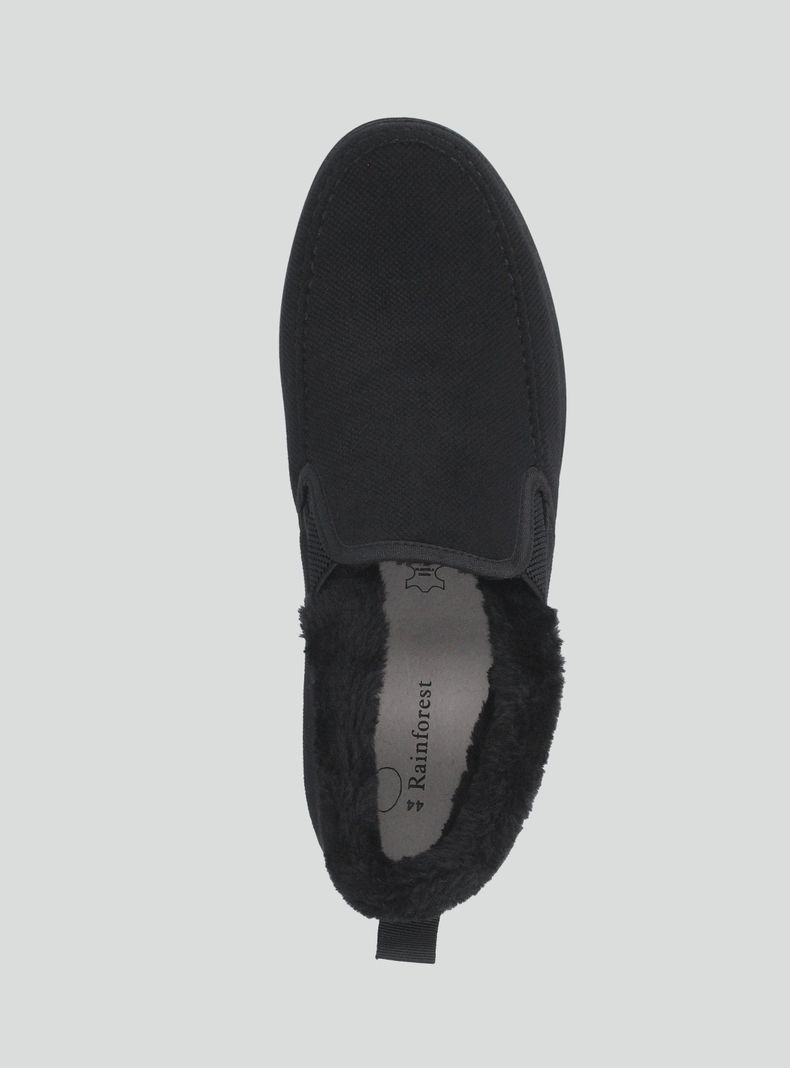 Zapato Casual Hombre de Descanso Slip On con Fake Furr-3