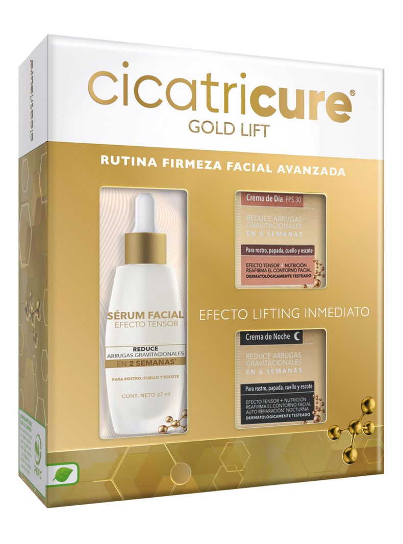 Cicatricure Pack Gold Lift Crema Dia 50 g + Crema Noche 50g + Serum 27 ml-2