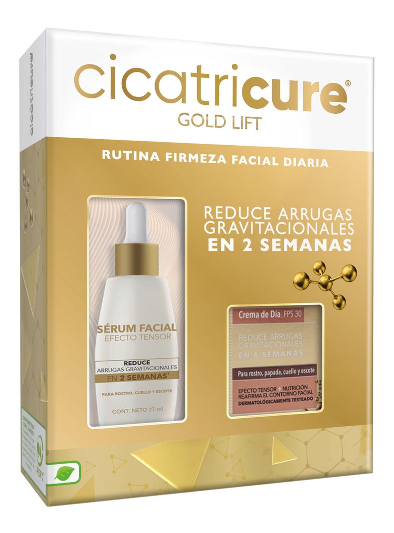 Pack Gold Lift Sérum Facial 27ml + Gold Lift  Crema Día 50g-2