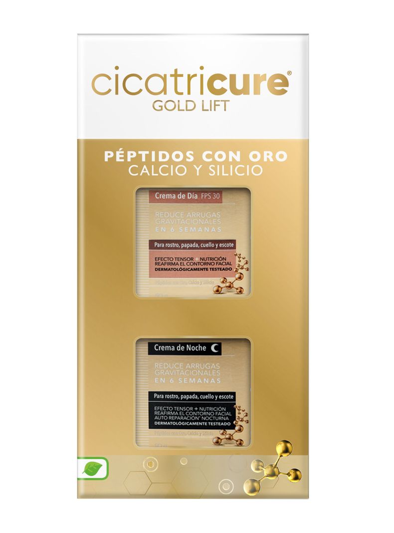 Pack Cicatricure Gold Lift Crema Día 50g + Gold Lift Crema Noche 50g-0