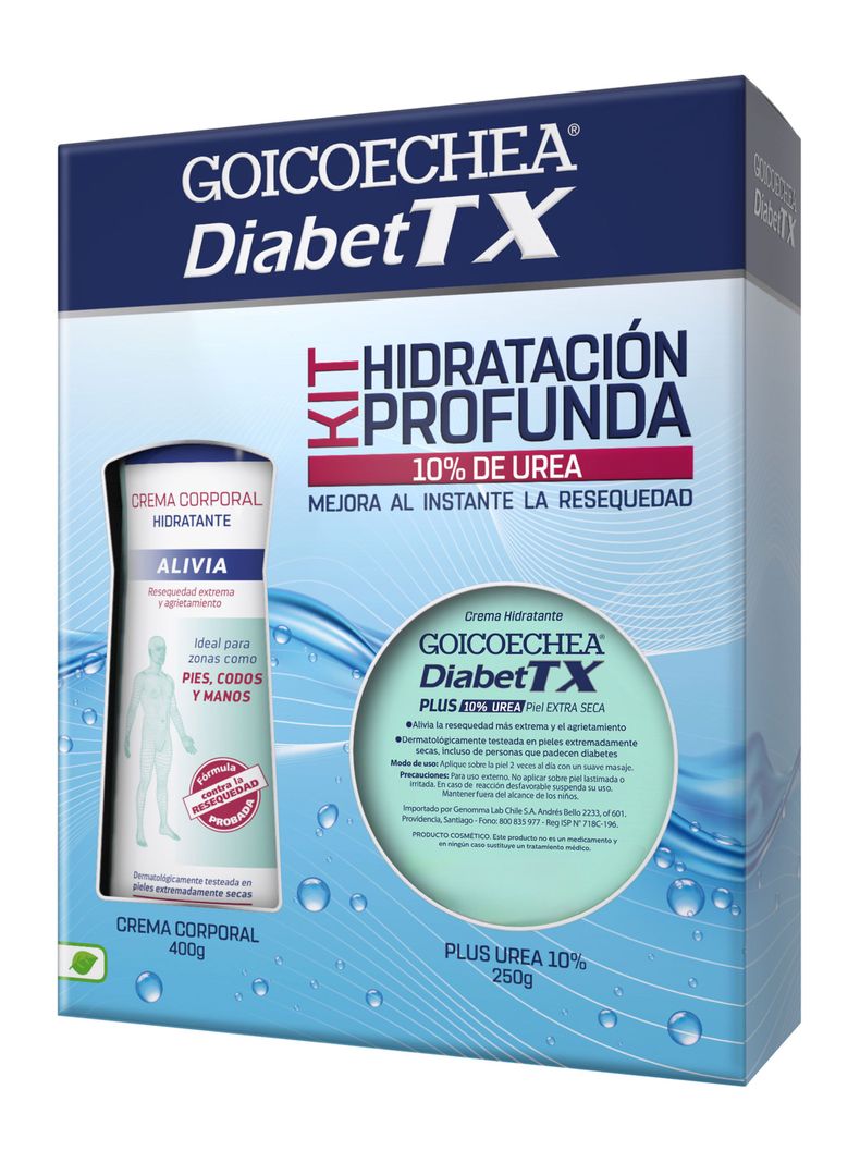 Pack Goicoechea Diabet Tx Crema Corporal Hidratante 400 ml + Crema Urea Plus 10% 250g-3
