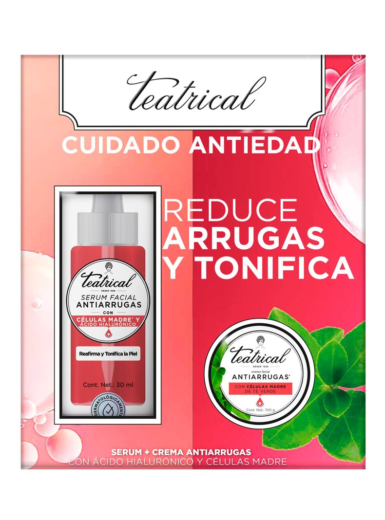 Pack Sérum Acido Hialuronico + Crema Antiarrugas 100g-0