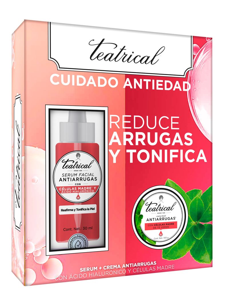 Pack Sérum Acido Hialuronico + Crema Antiarrugas 100g-1