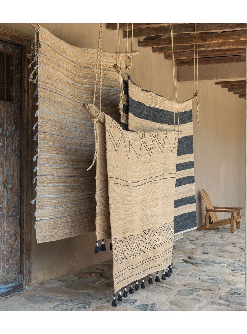 Bajada de Cama Atacama Líneas 60x120 cm-3