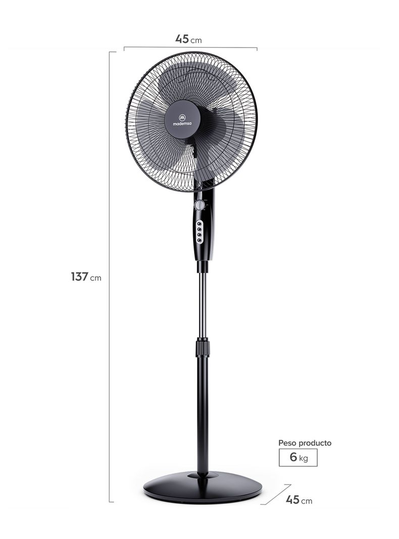 Ventilador de Pedestal 55W SF160-1