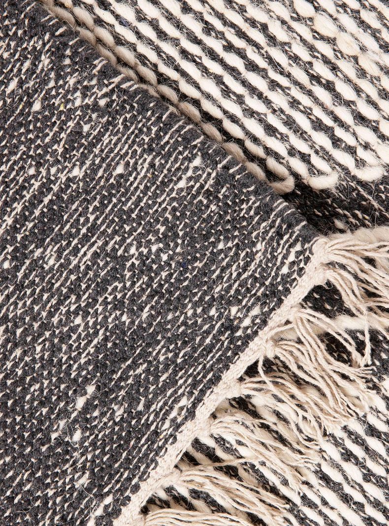 Alfombra Geo 140x200 cm Anthracite D2-4