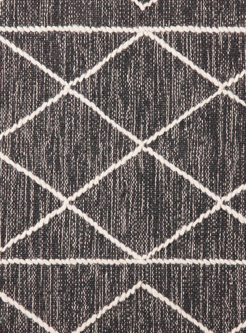 Alfombra 140 x 200 cm Woven Geo Anthracite D4-3