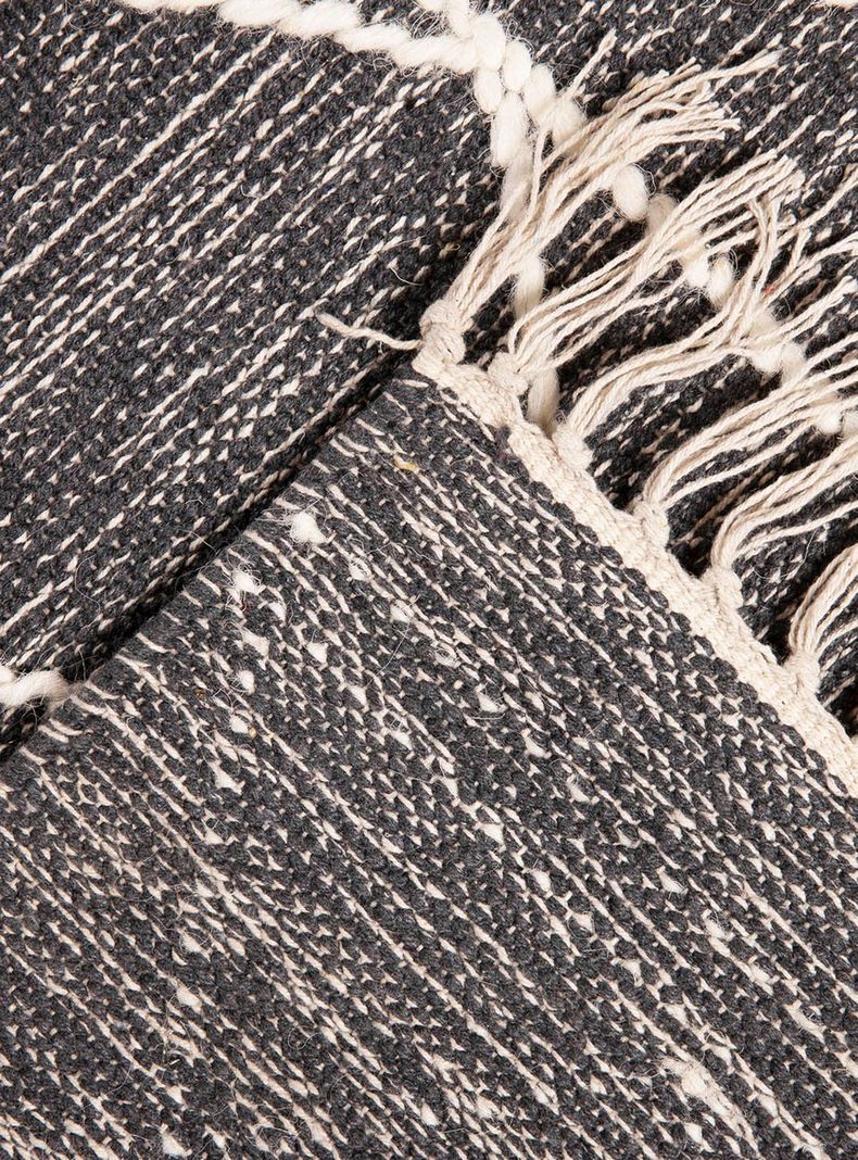 Alfombra 140 x 200 cm Woven Geo Anthracite D4-4