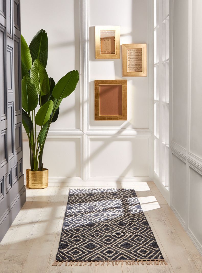 Alfombra 160 x 230 cm Woven Geo Navy D1-3