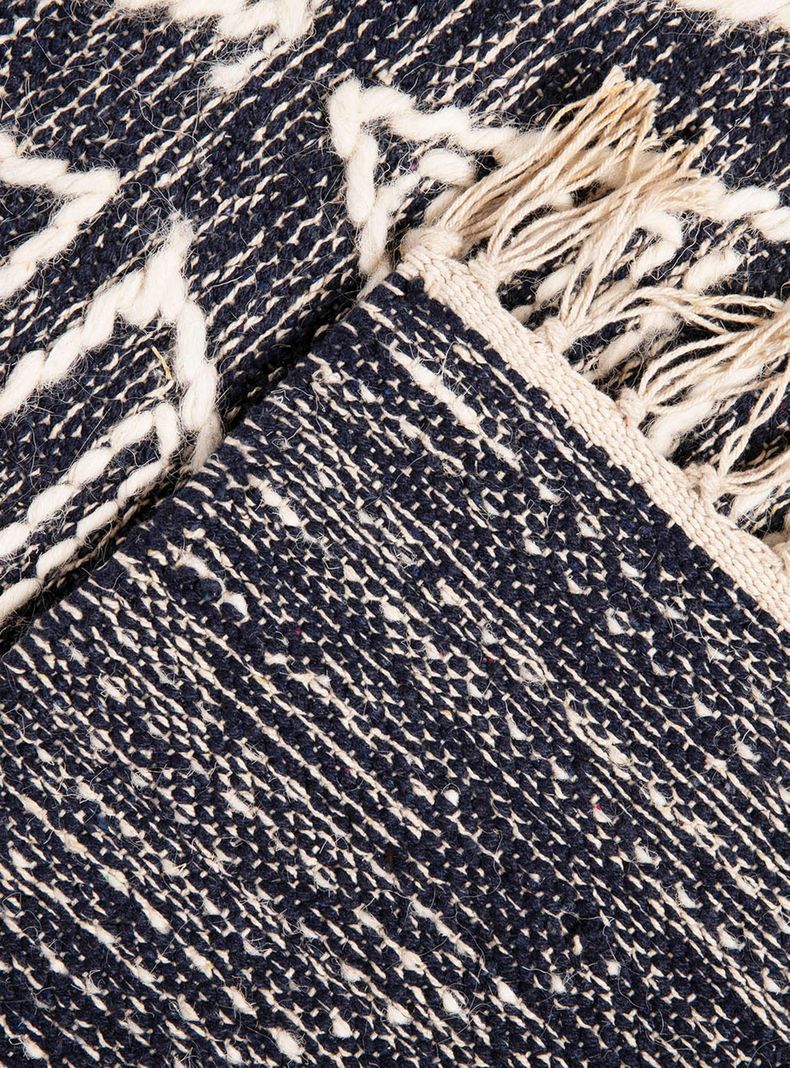 Alfombra 160 x 230 cm Woven Geo Navy D1-2