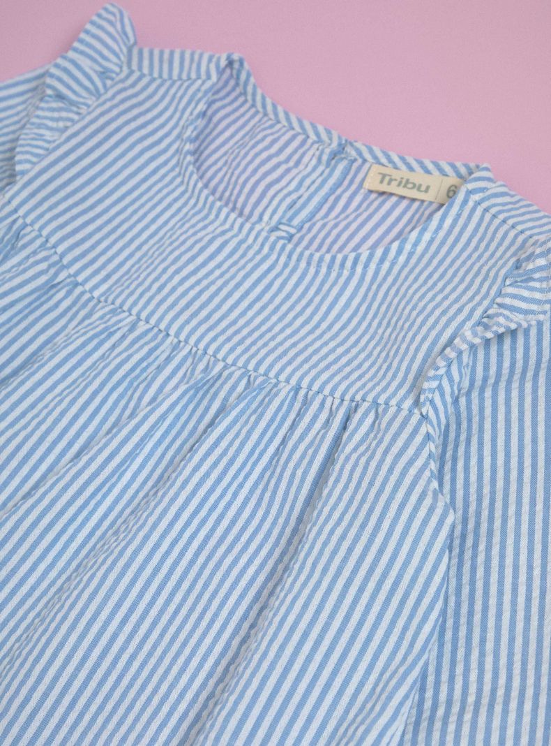 Blusa Rayas Seersucker-4