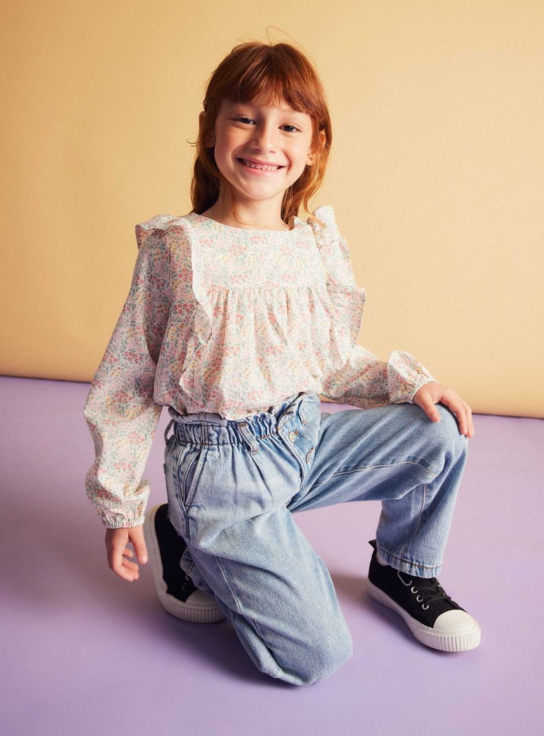 Blusa Vuelos Estampada-0
